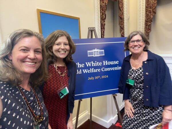 Photo of Becca Graves from Imaginable Futures, Shannon Rudisill of Early Childhood Funders Collaborative, and Kathy Stohr of Pritzker Children's Initiatve
