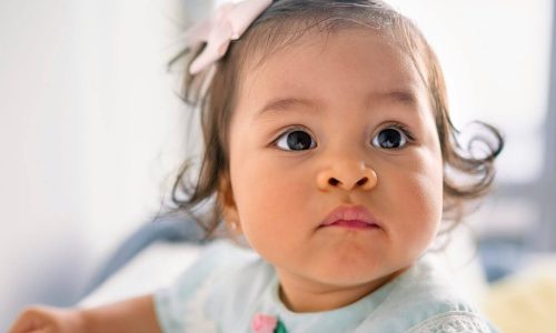 Sweet Little Leia Brielle has big beautiful bright eyes